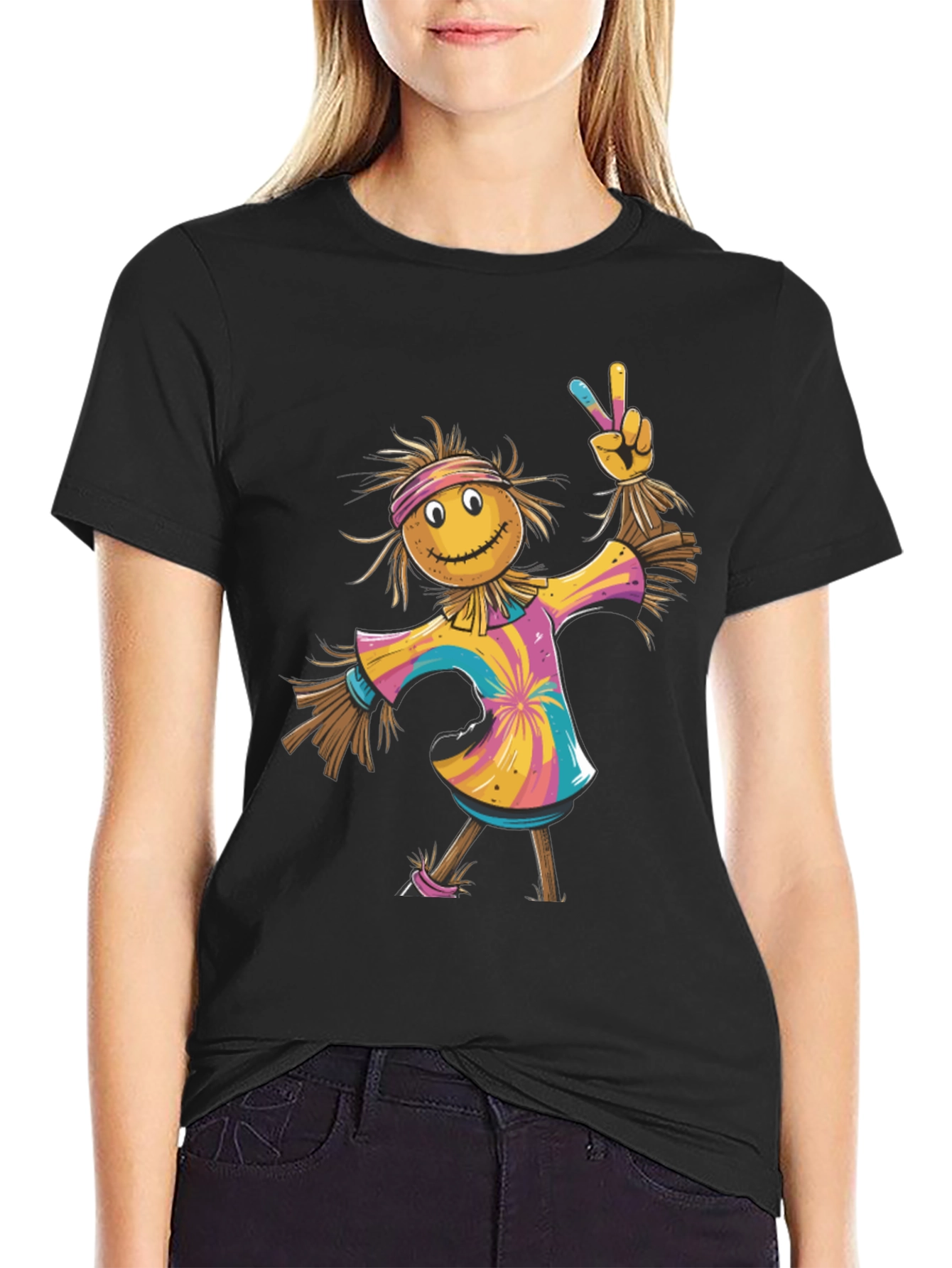 Scarecrow Tie-Dye T-Shirt