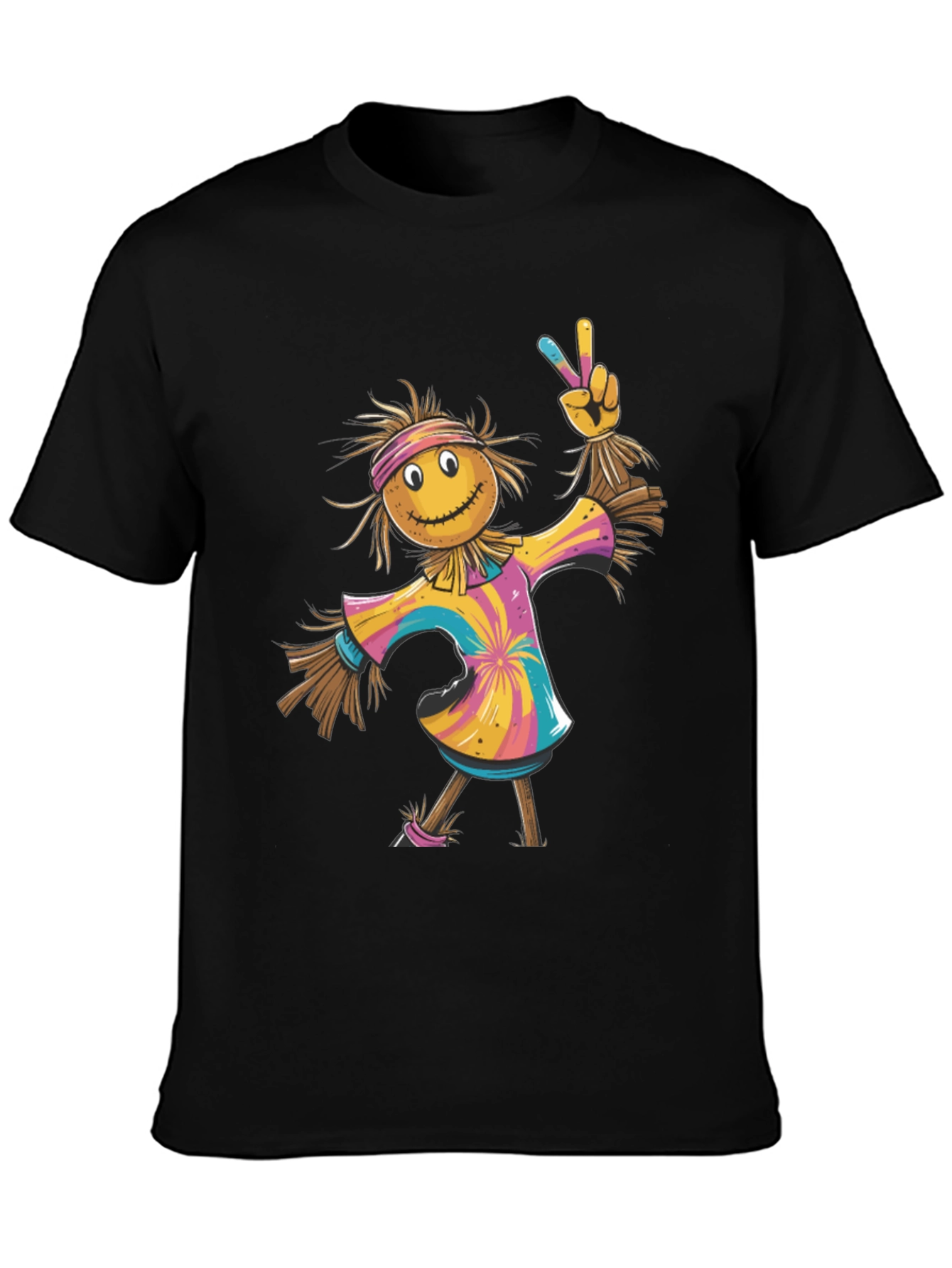 Scarecrow Tie-Dye T-Shirt