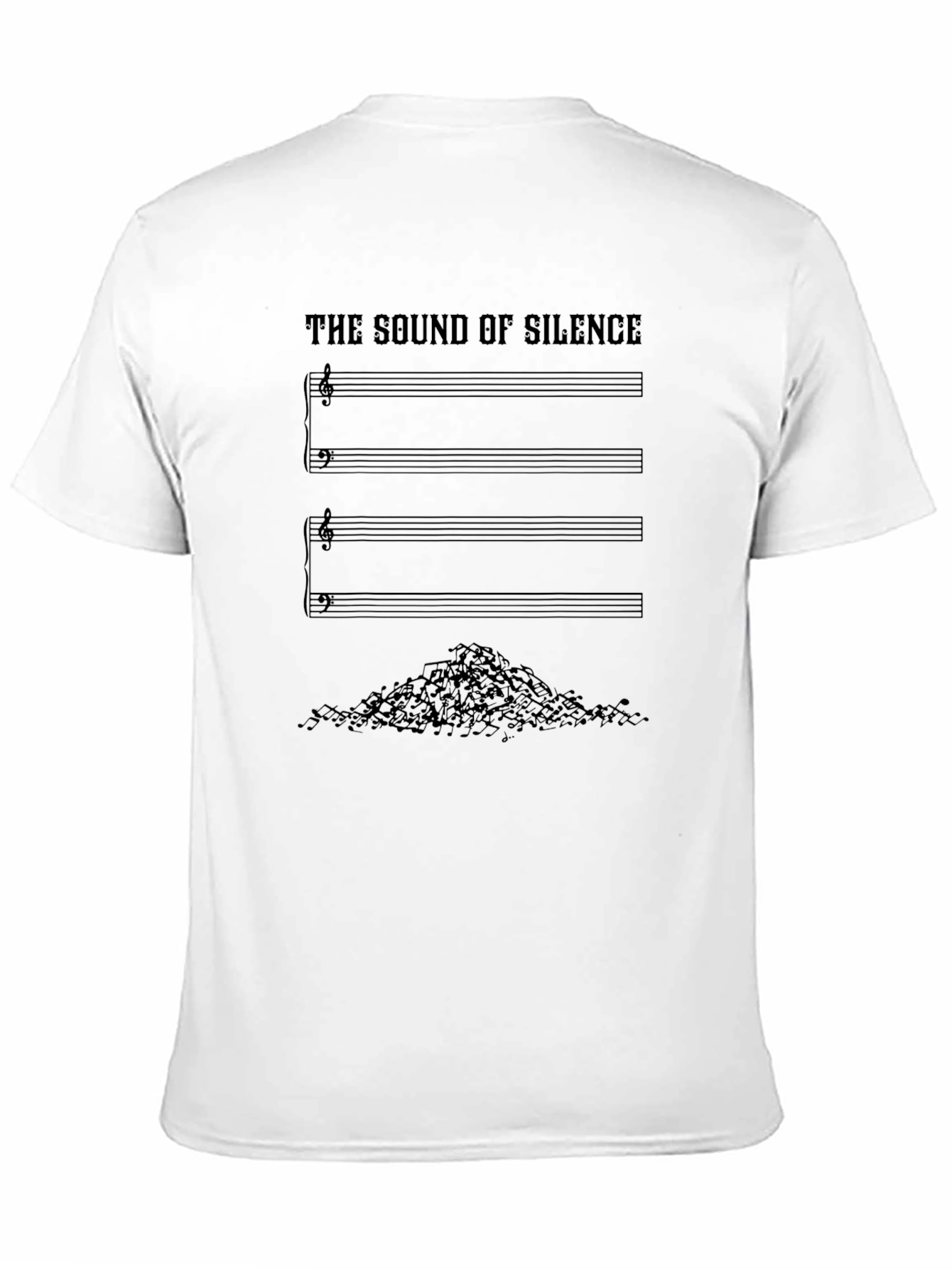 Sound of Silence Graphic T-Shirt - Musical Humor