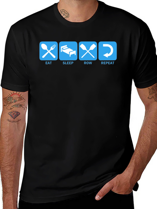 Eat Sleep Row Repeat T-Shirt - Rowing Life