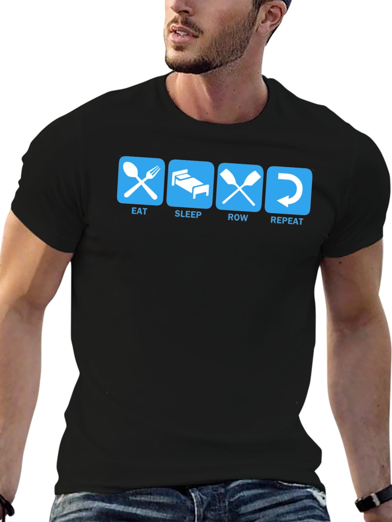 Eat Sleep Row Repeat T-Shirt - Rowing Life
