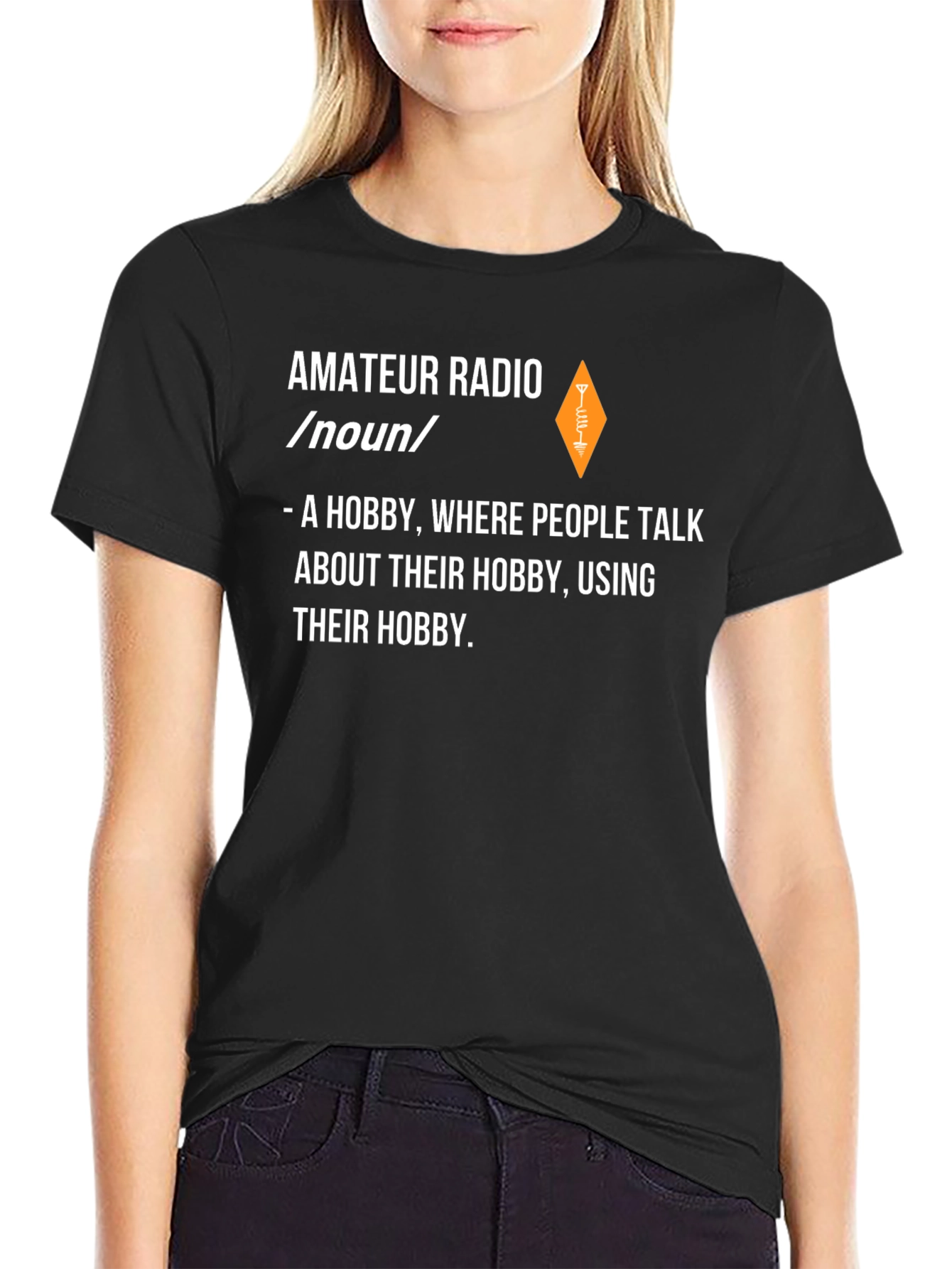 Amateur Radio Hobby Definition Graphic Tee
