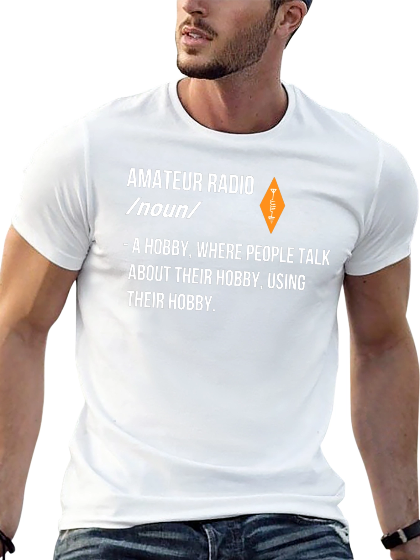 Amateur Radio Hobby Definition Graphic Tee