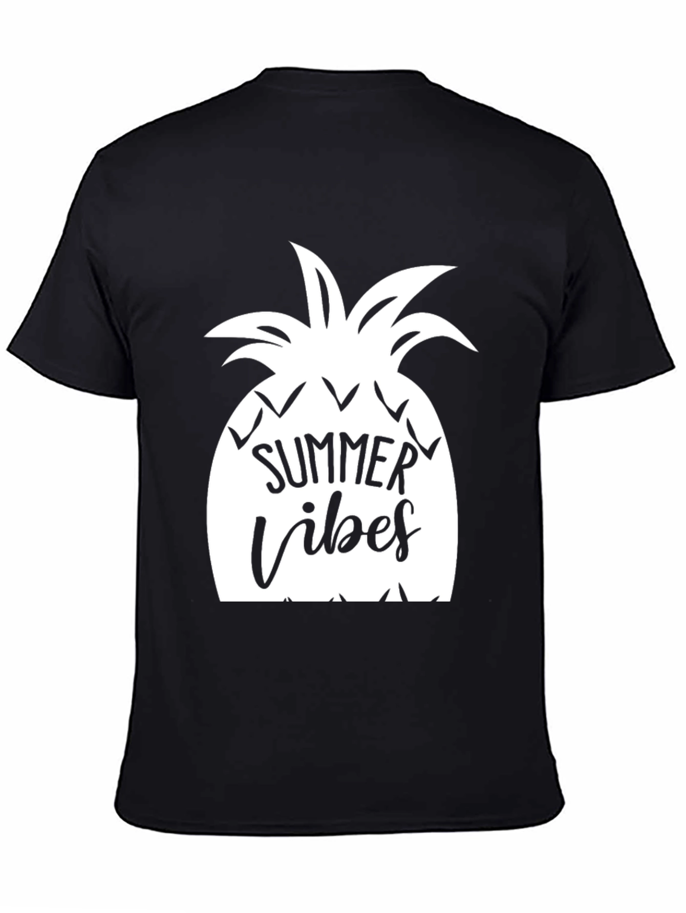Summer Vibes Pineapple Graphic Tee