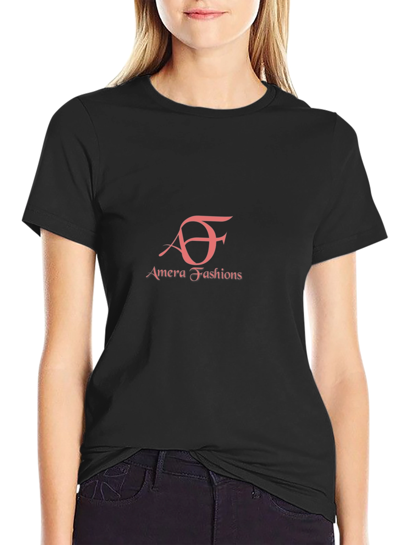 Amara Fashion Black T-Shirt