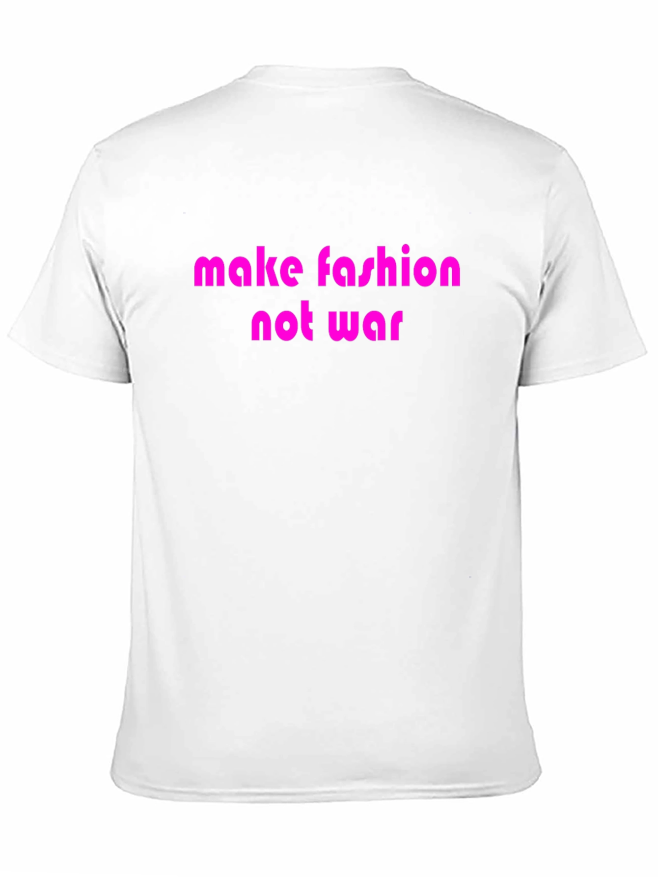 Make Fashion Not War Graphic T-Shirt