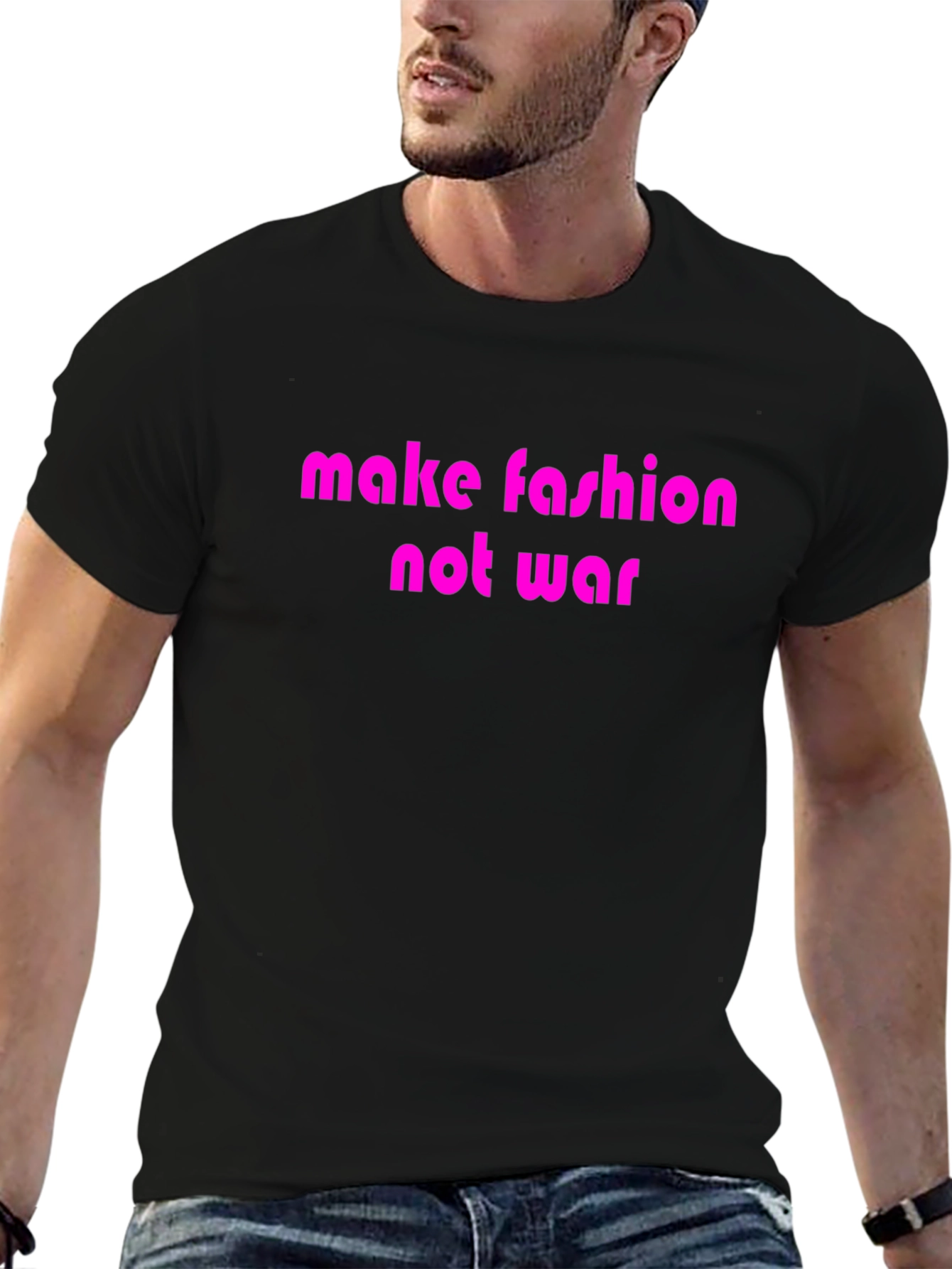 Make Fashion Not War Graphic T-Shirt