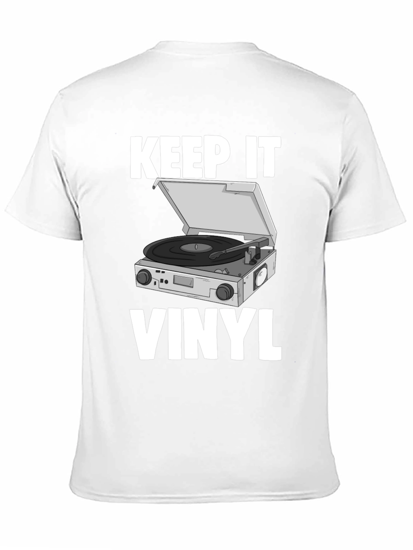 Keep It Vinyl T-Shirt - Retro Music Lover Tee