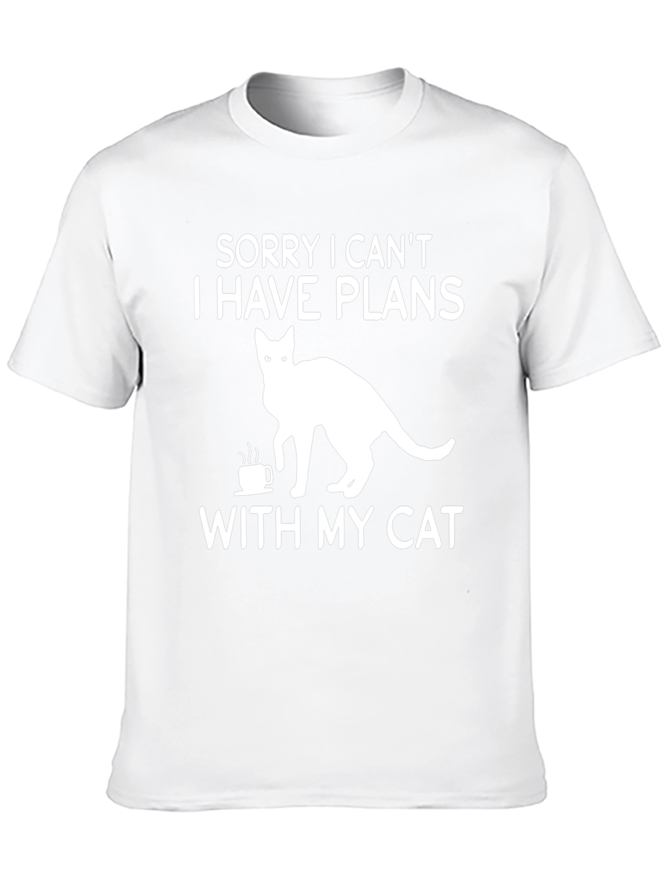 Funny Cat Plans Graphic T-Shirt