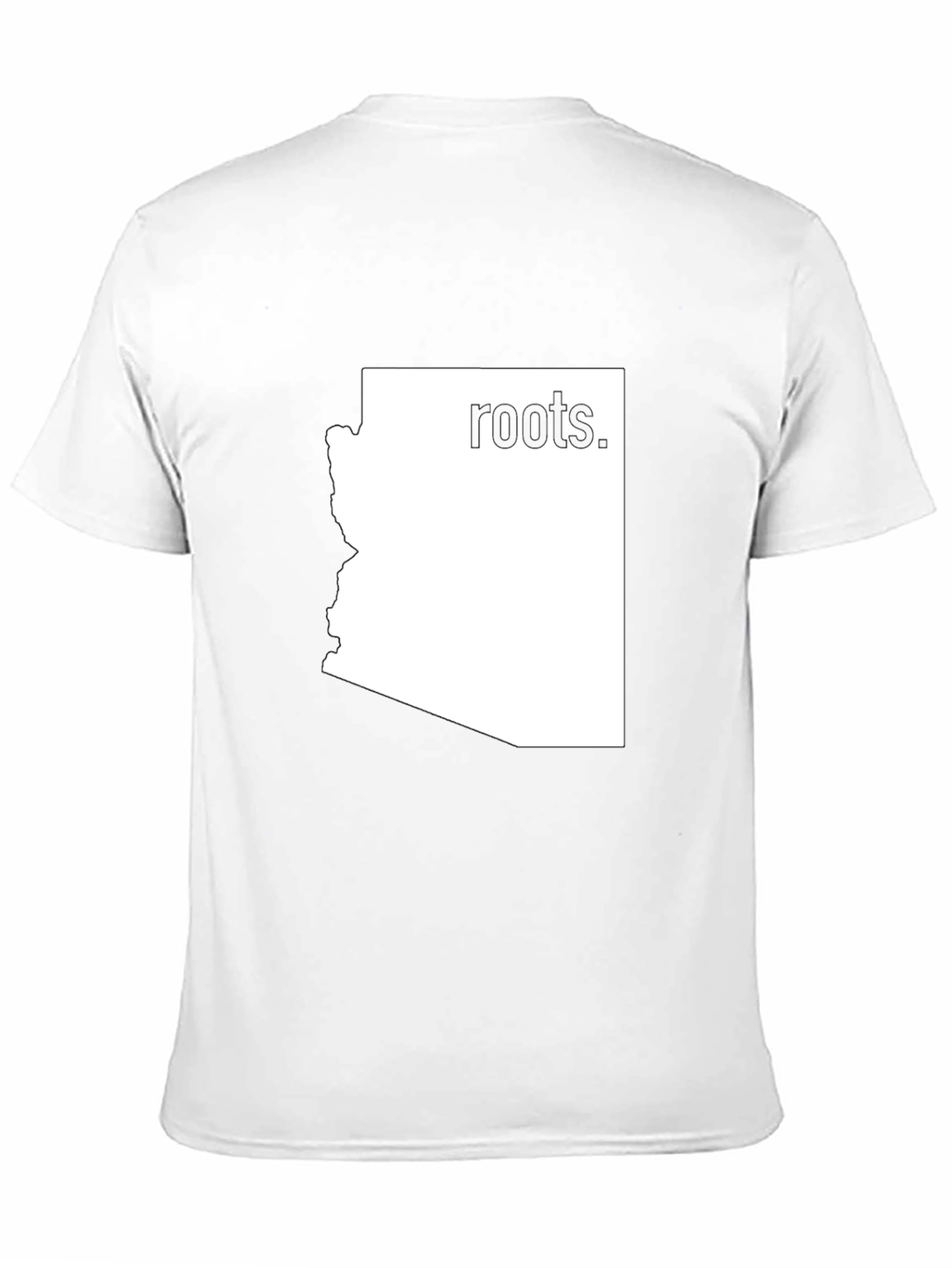 Arizona Roots Graphic Tee - Black Cotton Shirt
