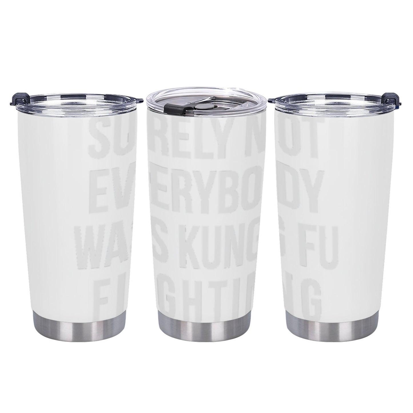 Insulated Stainless Steel Daily Tumbler - Stylish Graphic Design Drinkware