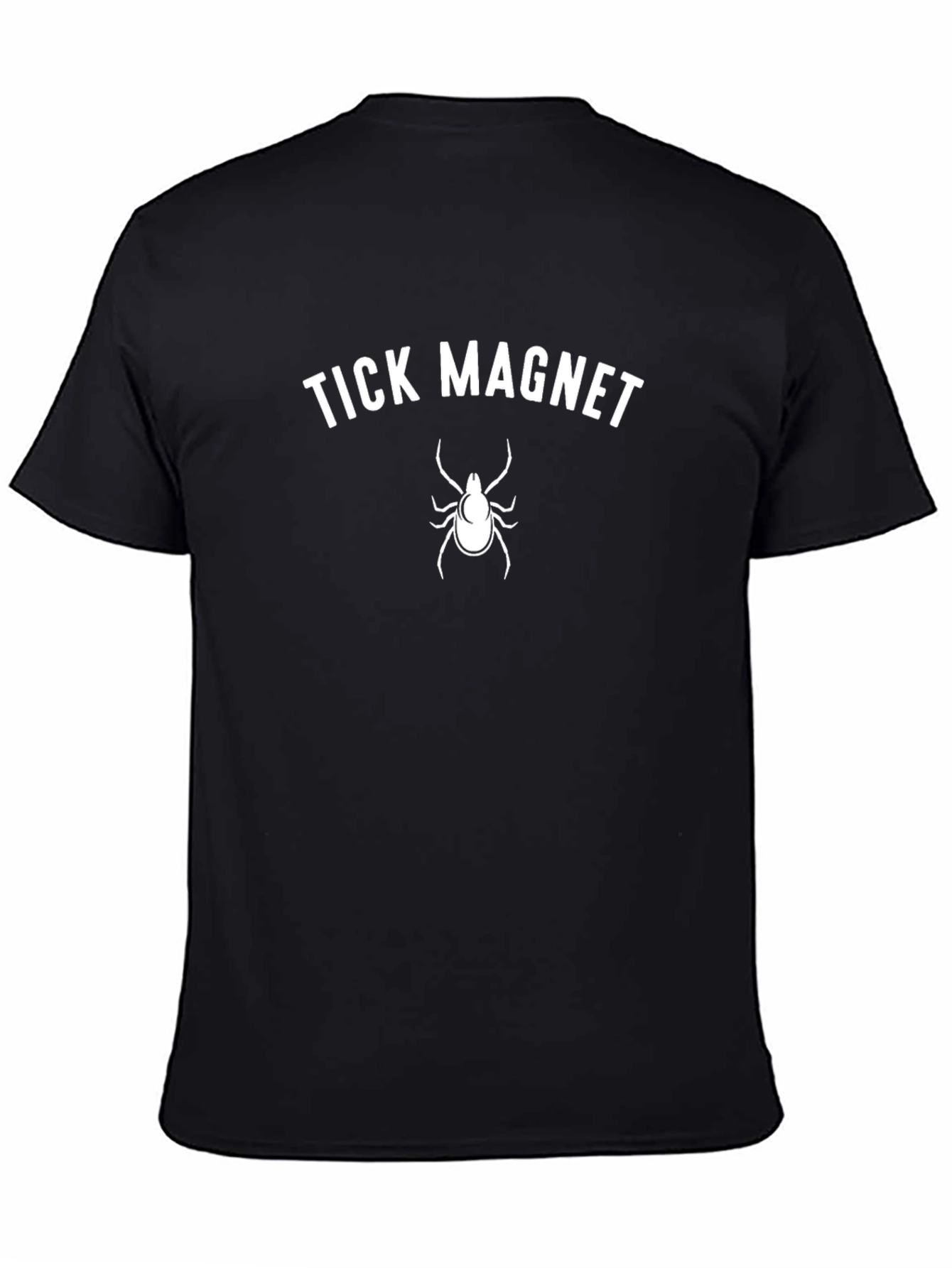 Tick Magnet Graphic Tee - Black Cotton