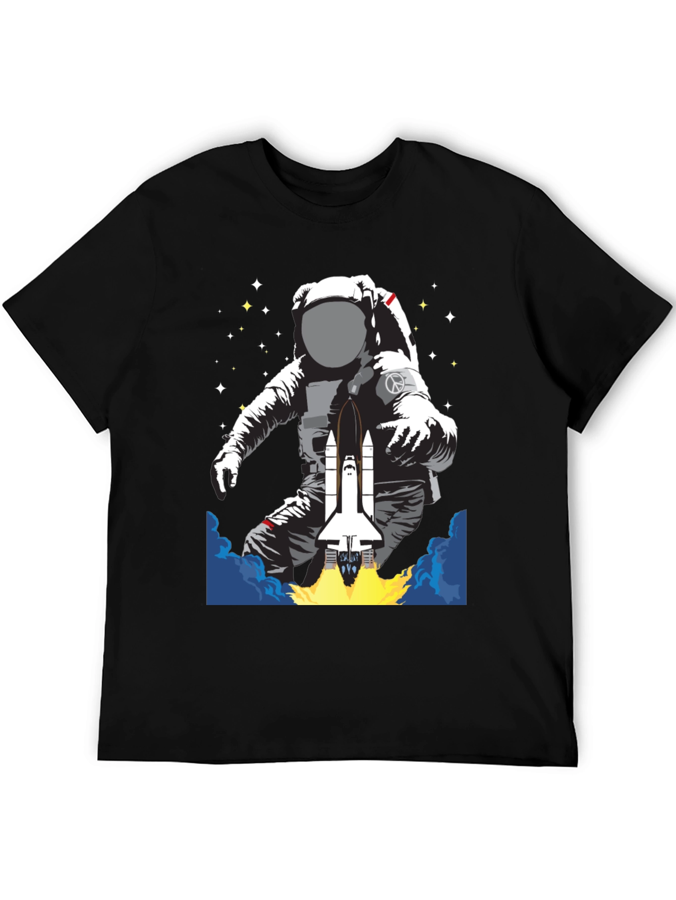 Astronaut Space Shuttle Graphic T-Shirt