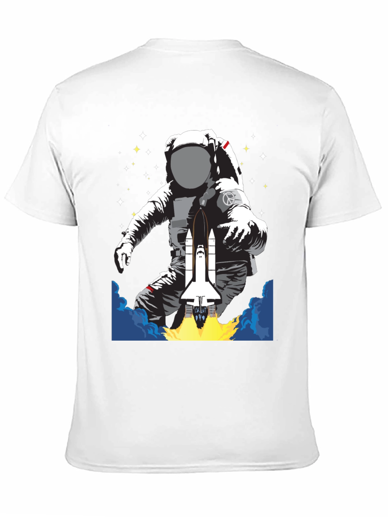 Astronaut Space Shuttle Graphic T-Shirt