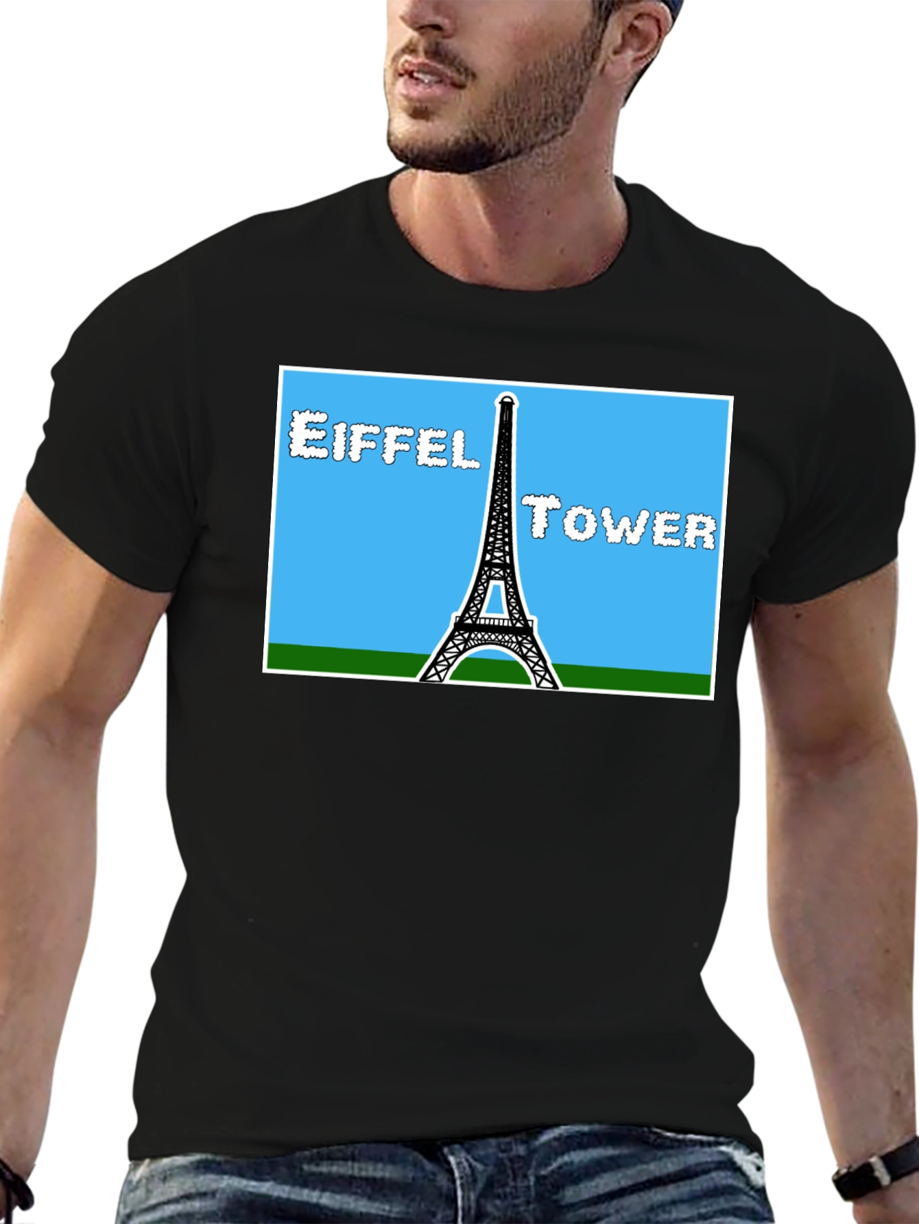 Eiffel Tower Graphic T-Shirt - Paris Landmark Tee