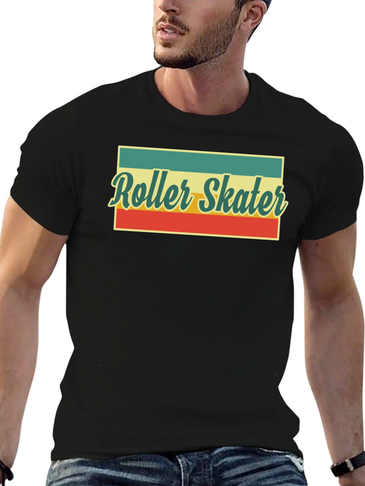 Retro Roller Skater Graphic T-Shirt