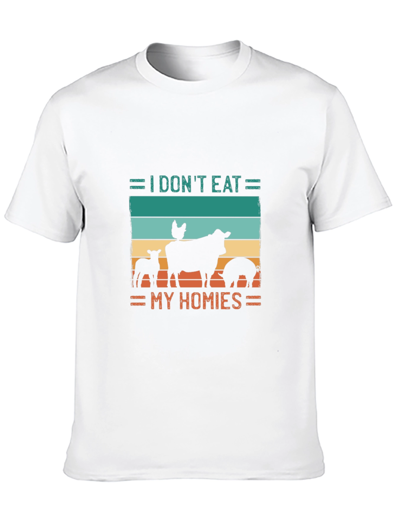 Vegan T-Shirt - I Dont Eat My Homies