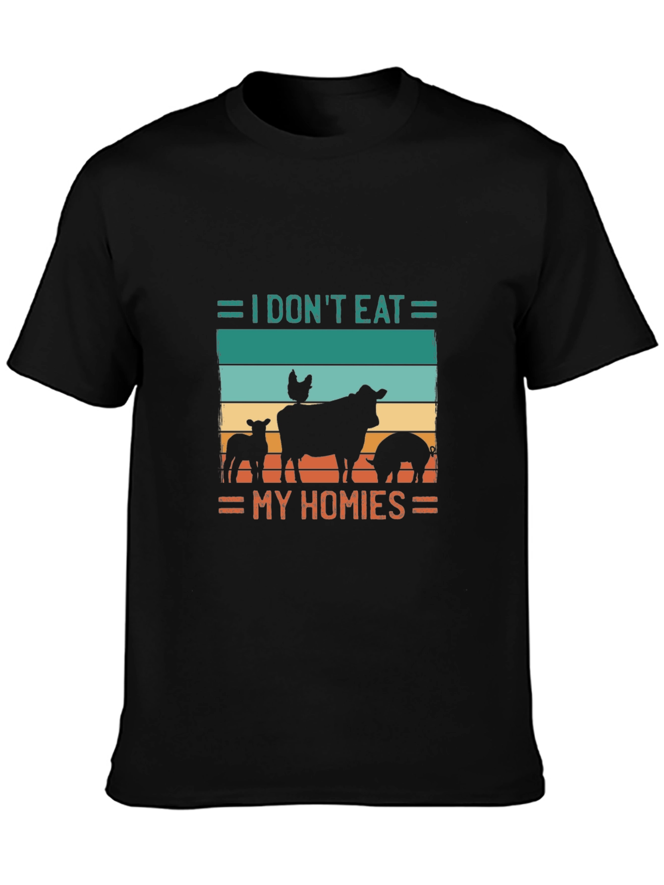 Vegan T-Shirt - I Dont Eat My Homies