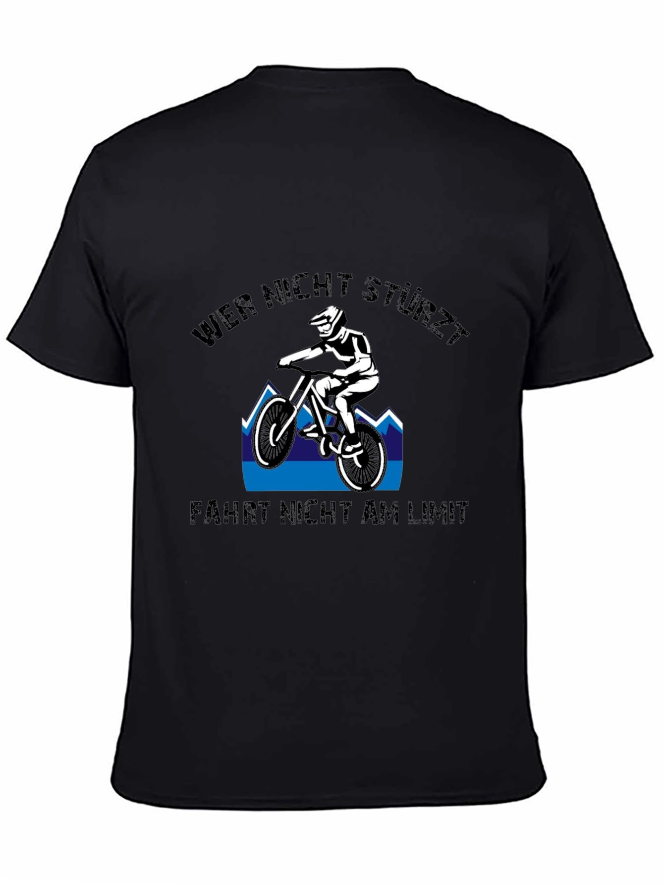Mountain Bike T-Shirt: Wer Nicht Stürzt