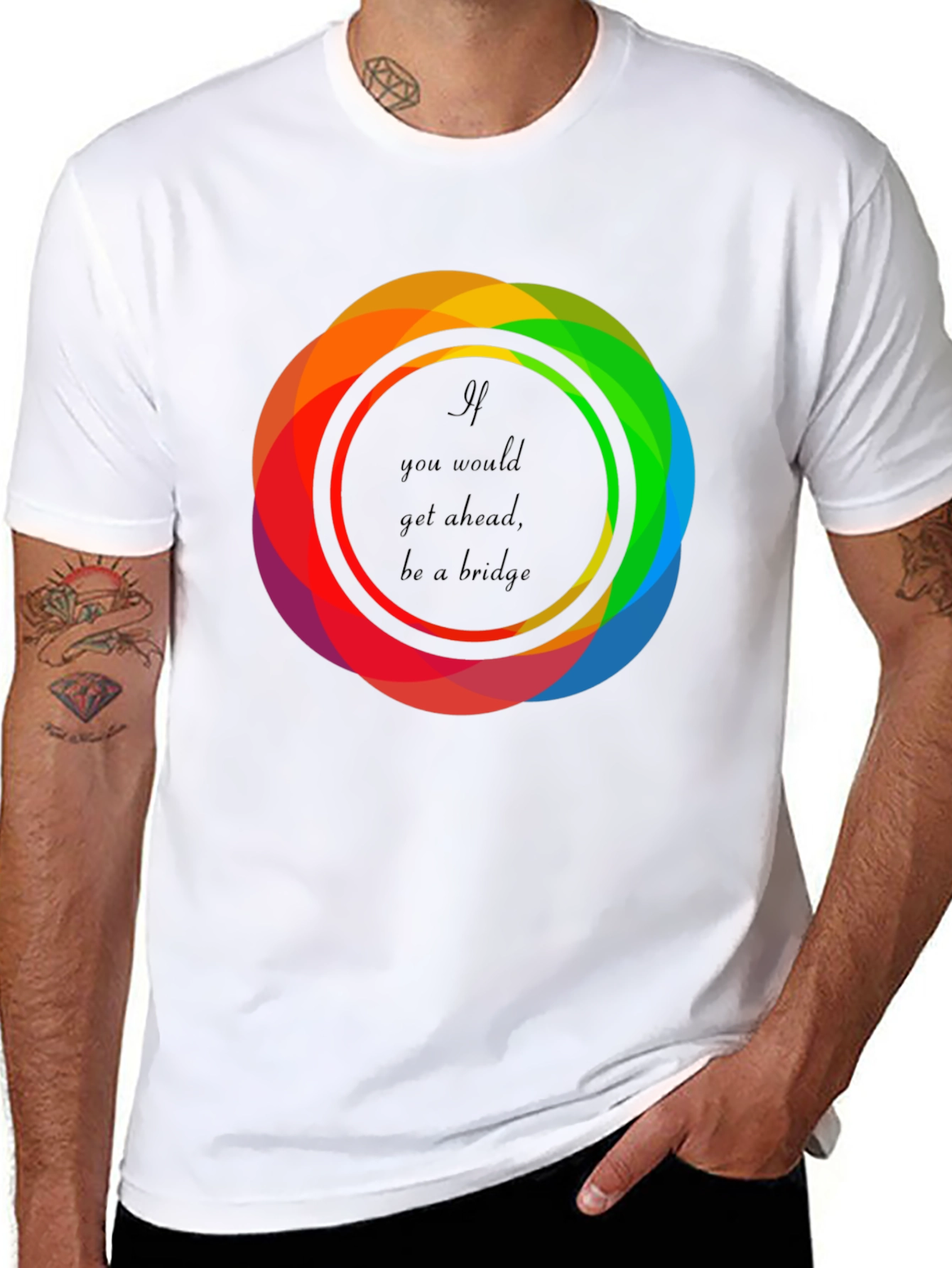 Inspiring Rainbow Bridge T-Shirt