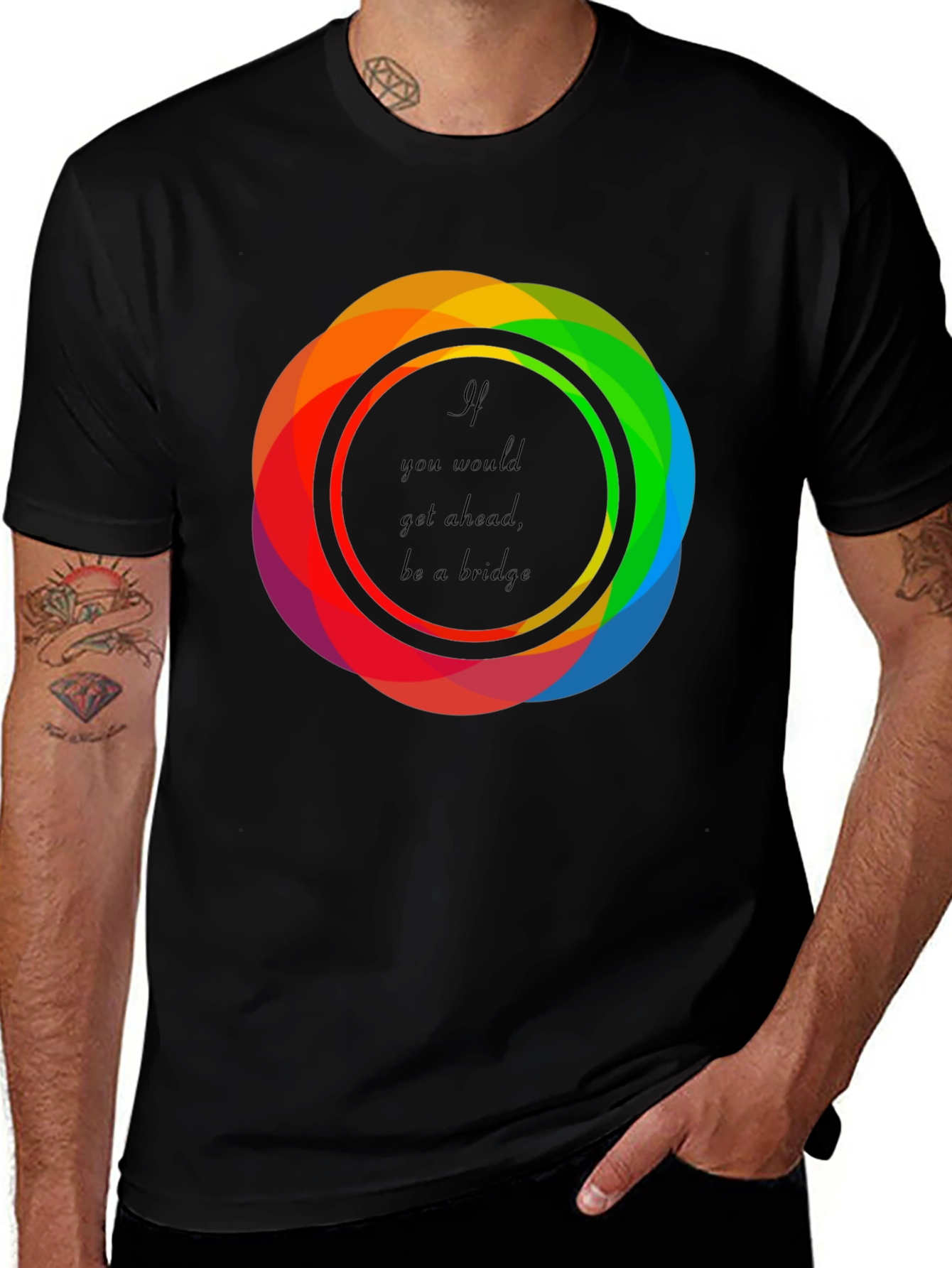 Inspiring Rainbow Bridge T-Shirt