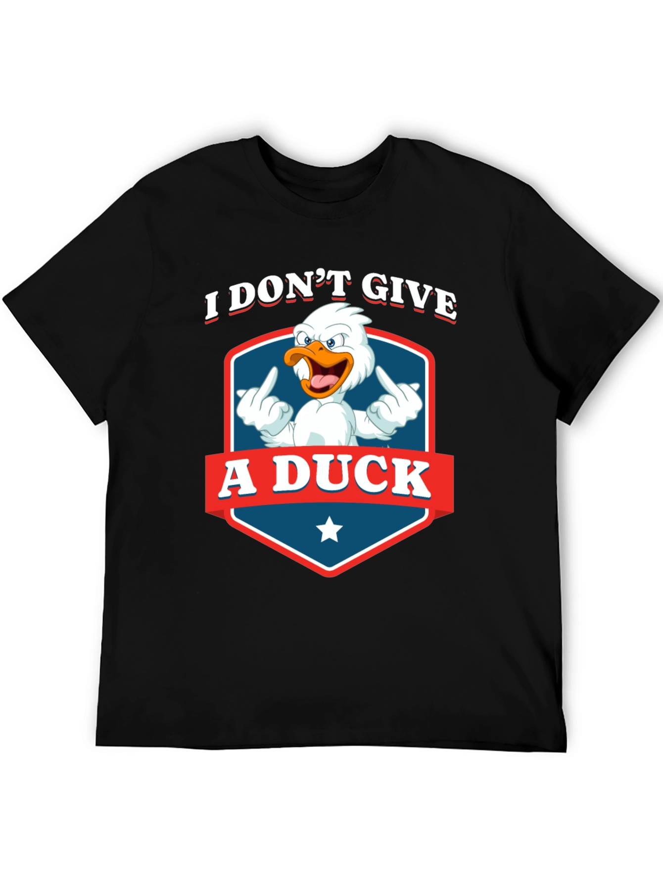 I Dont Give A Duck Funny Graphic T-Shirt