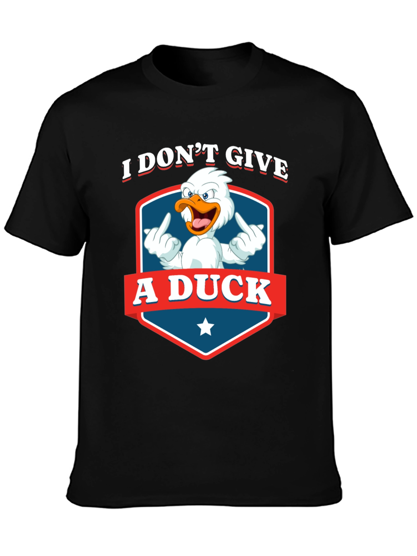 I Dont Give A Duck Funny Graphic T-Shirt