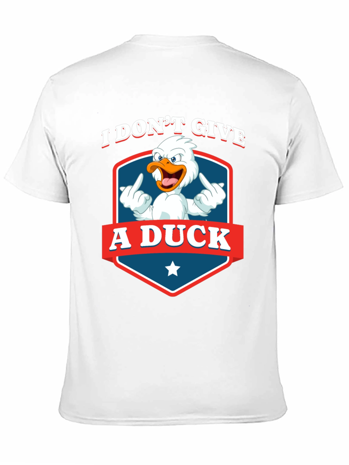 I Dont Give A Duck Funny Graphic T-Shirt