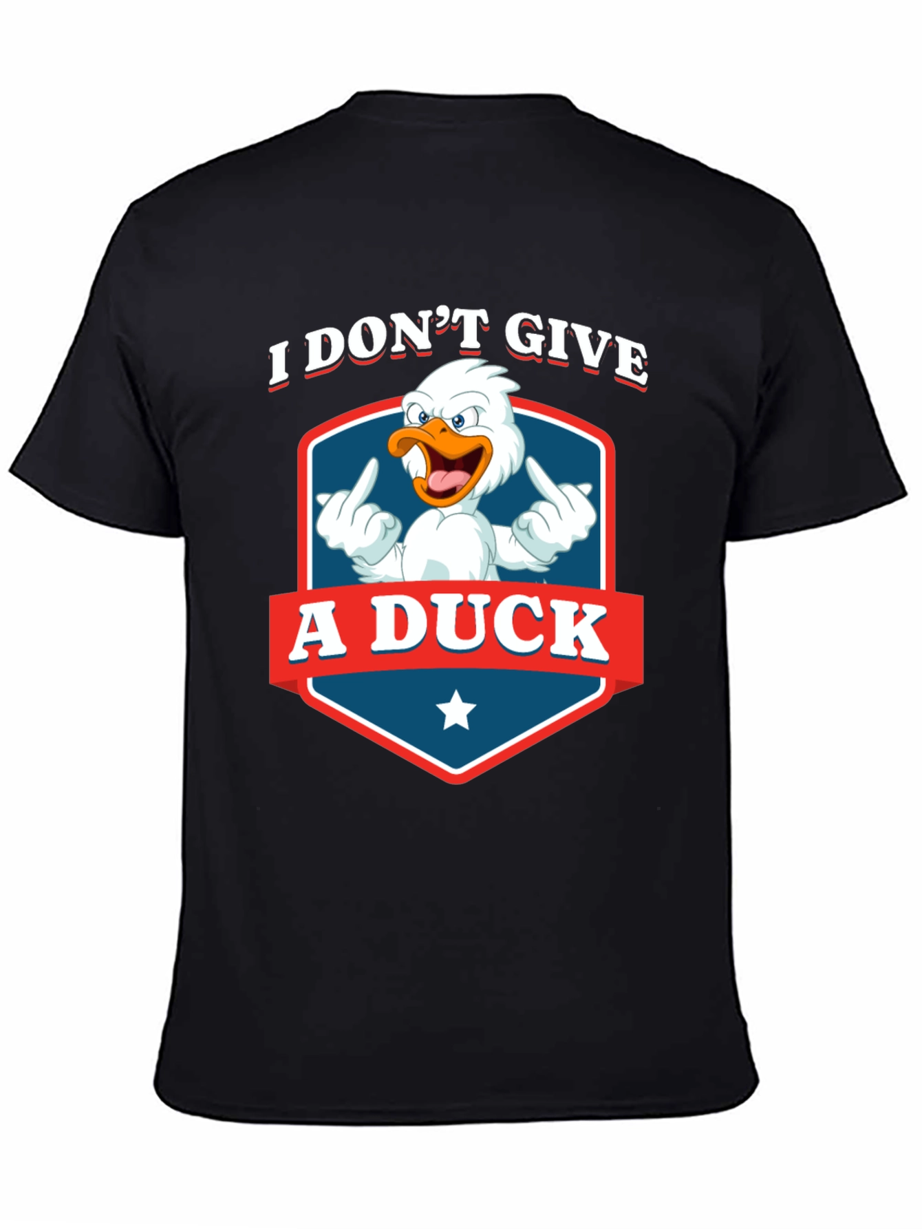 I Dont Give A Duck Funny Graphic T-Shirt