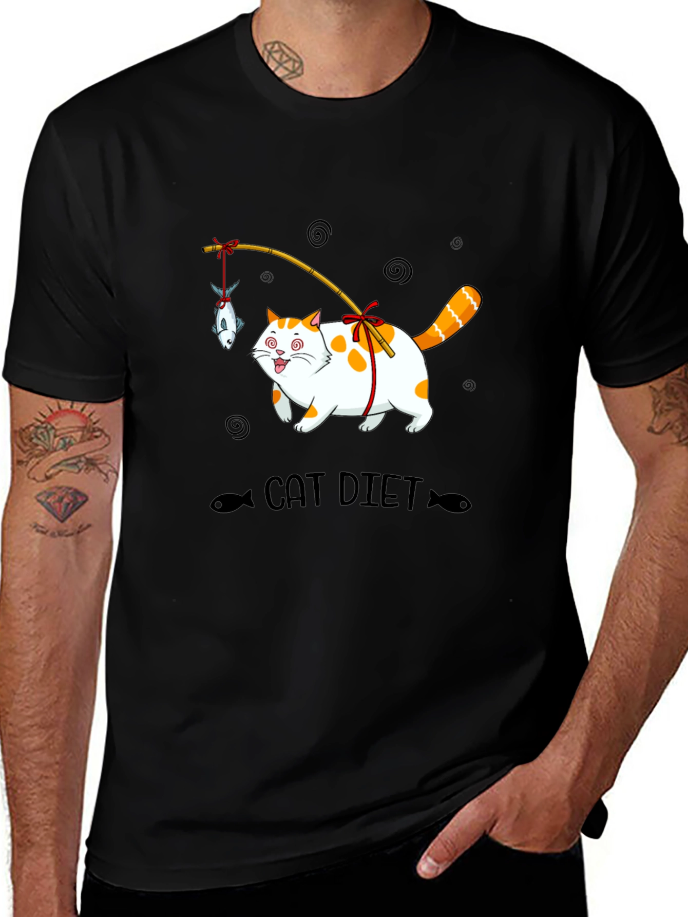 Funny Cat Diet T-Shirt