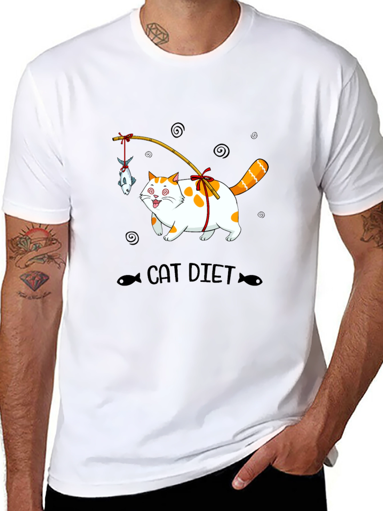 Funny Cat Diet T-Shirt