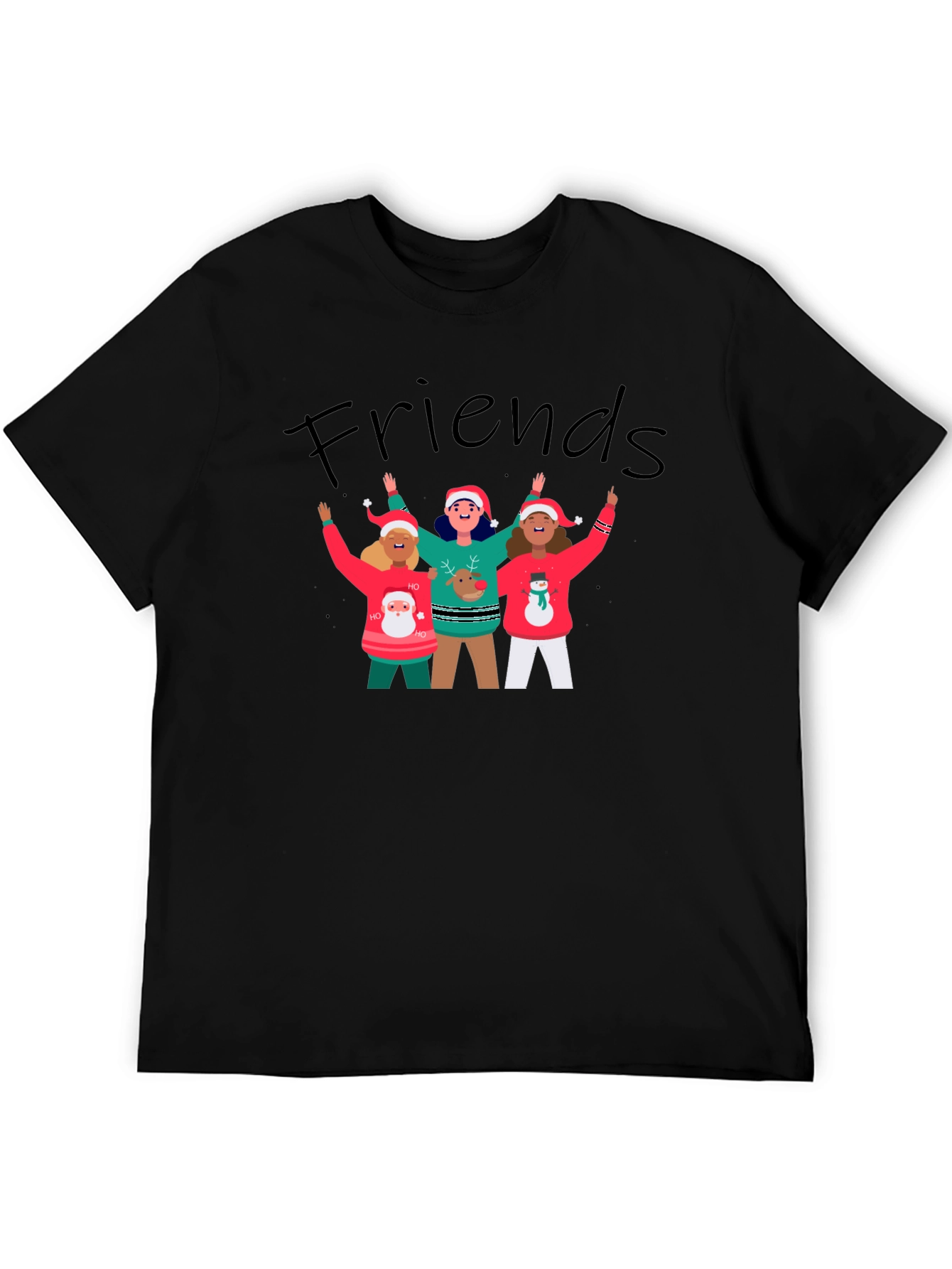 Friends Christmas Graphic Tee