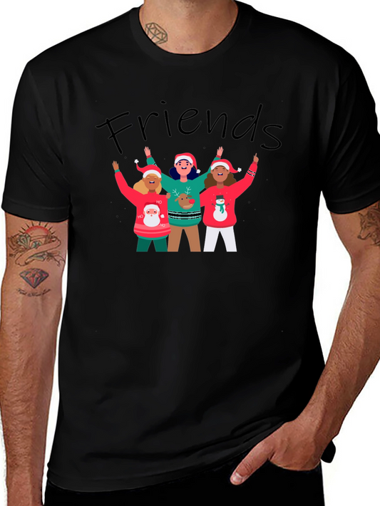 Friends Christmas Graphic Tee