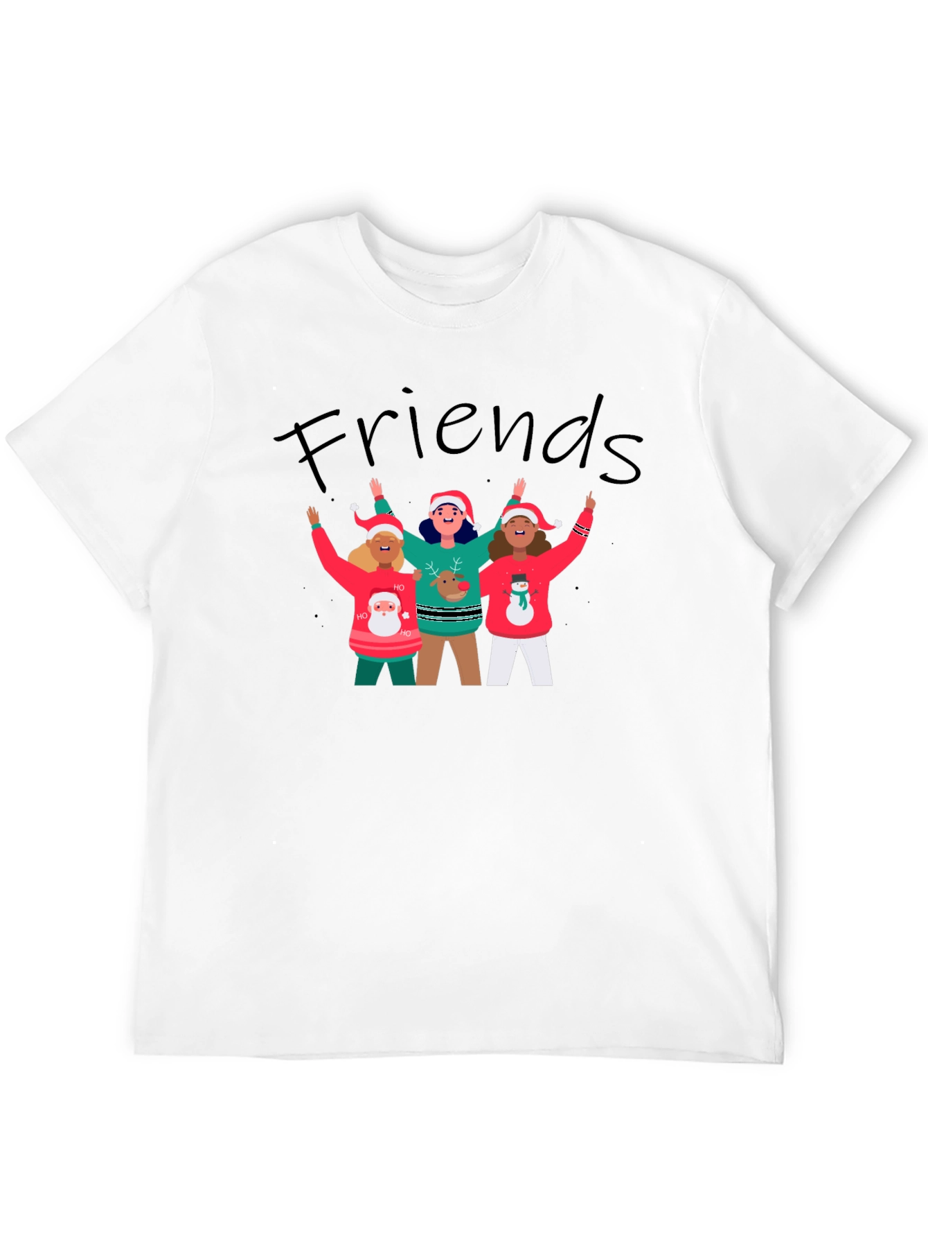 Friends Christmas Graphic Tee