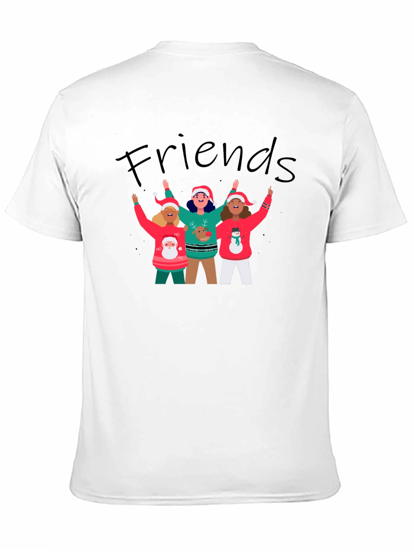 Friends Christmas Graphic Tee