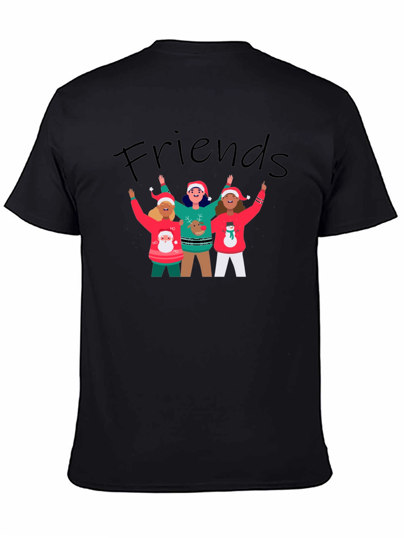 Friends Christmas Graphic Tee