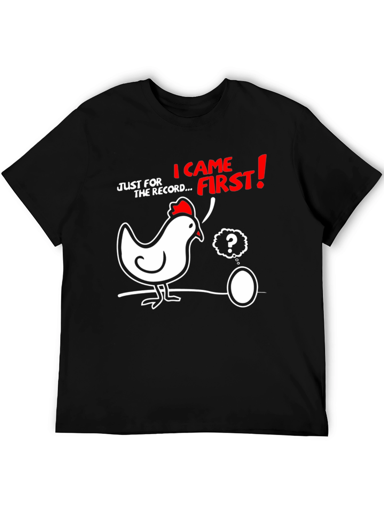 Chicken or the Egg? Funny Graphic T-Shirt