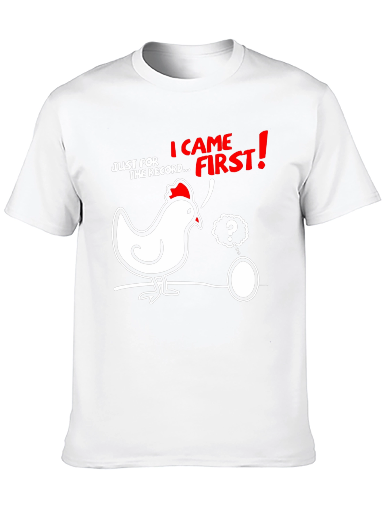 Chicken or the Egg? Funny Graphic T-Shirt