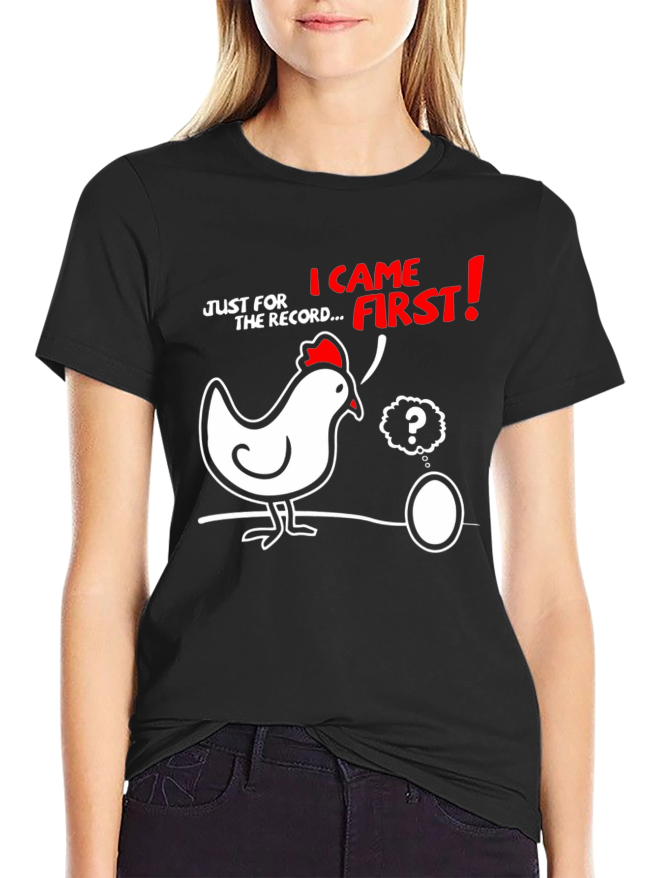 Chicken or the Egg? Funny Graphic T-Shirt