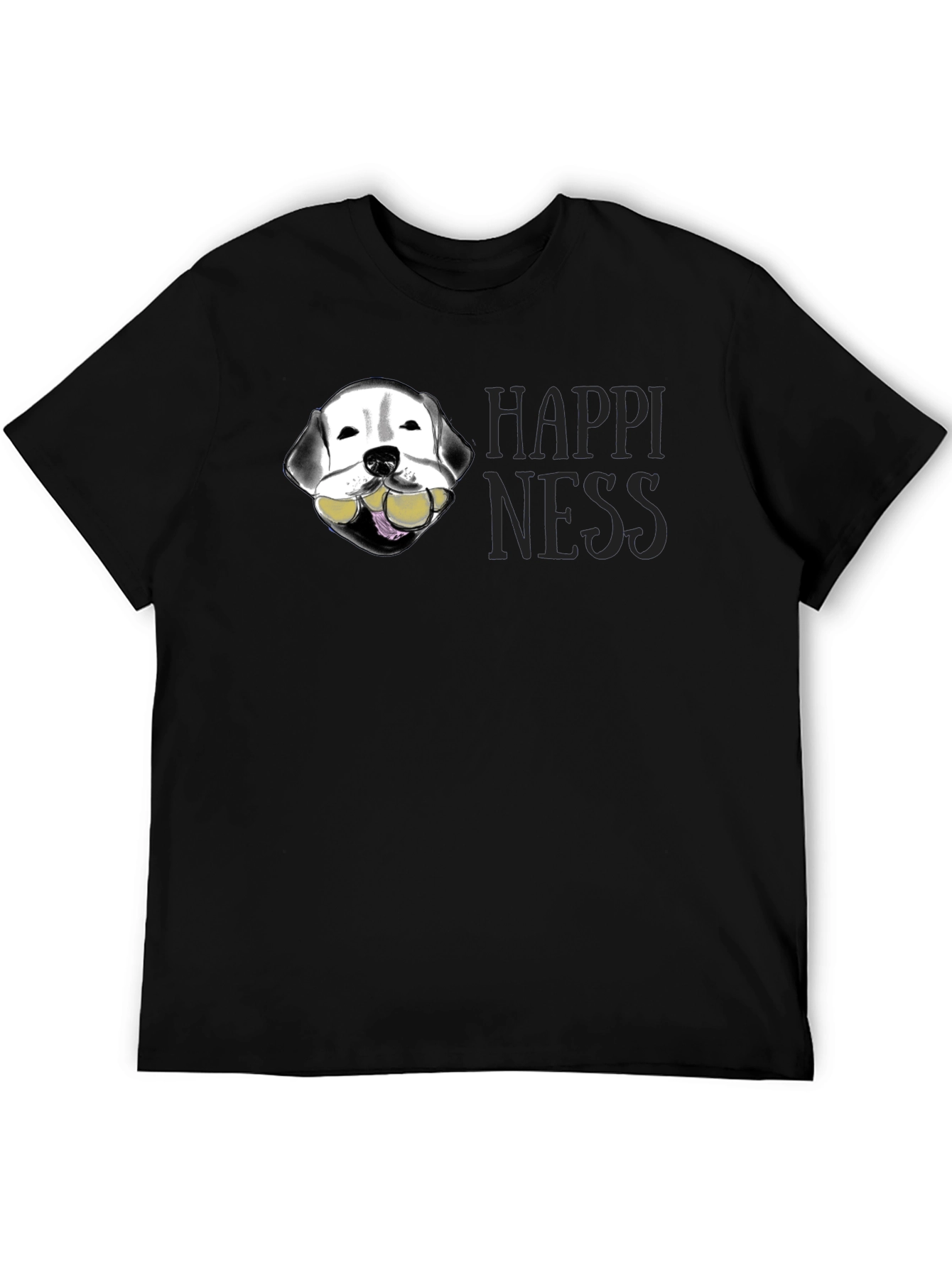 Dog with Tennis Balls Happiness T-Shirt