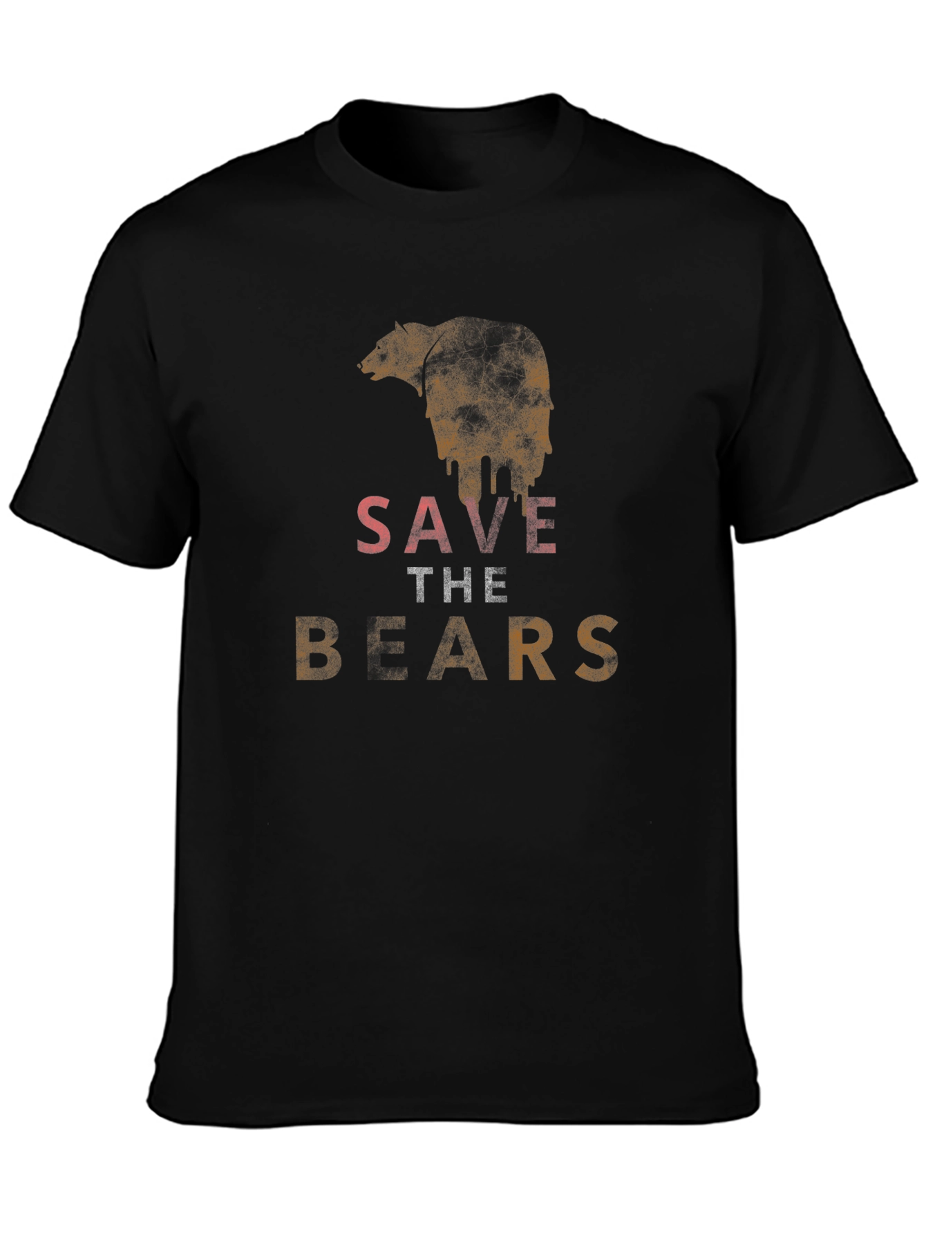 Save the Bears Graphic Tee - Eco-Friendly Design