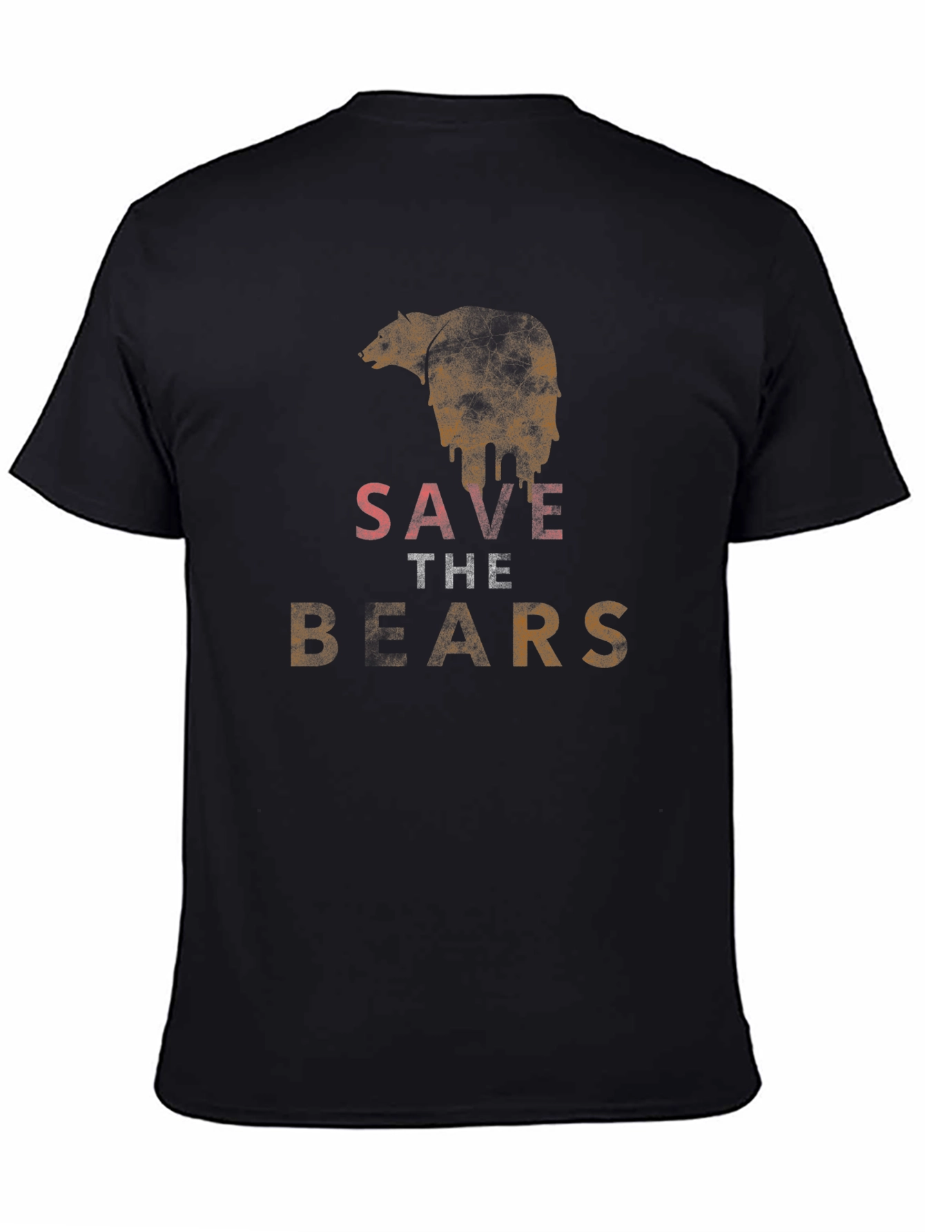 Save the Bears Graphic Tee - Eco-Friendly Design