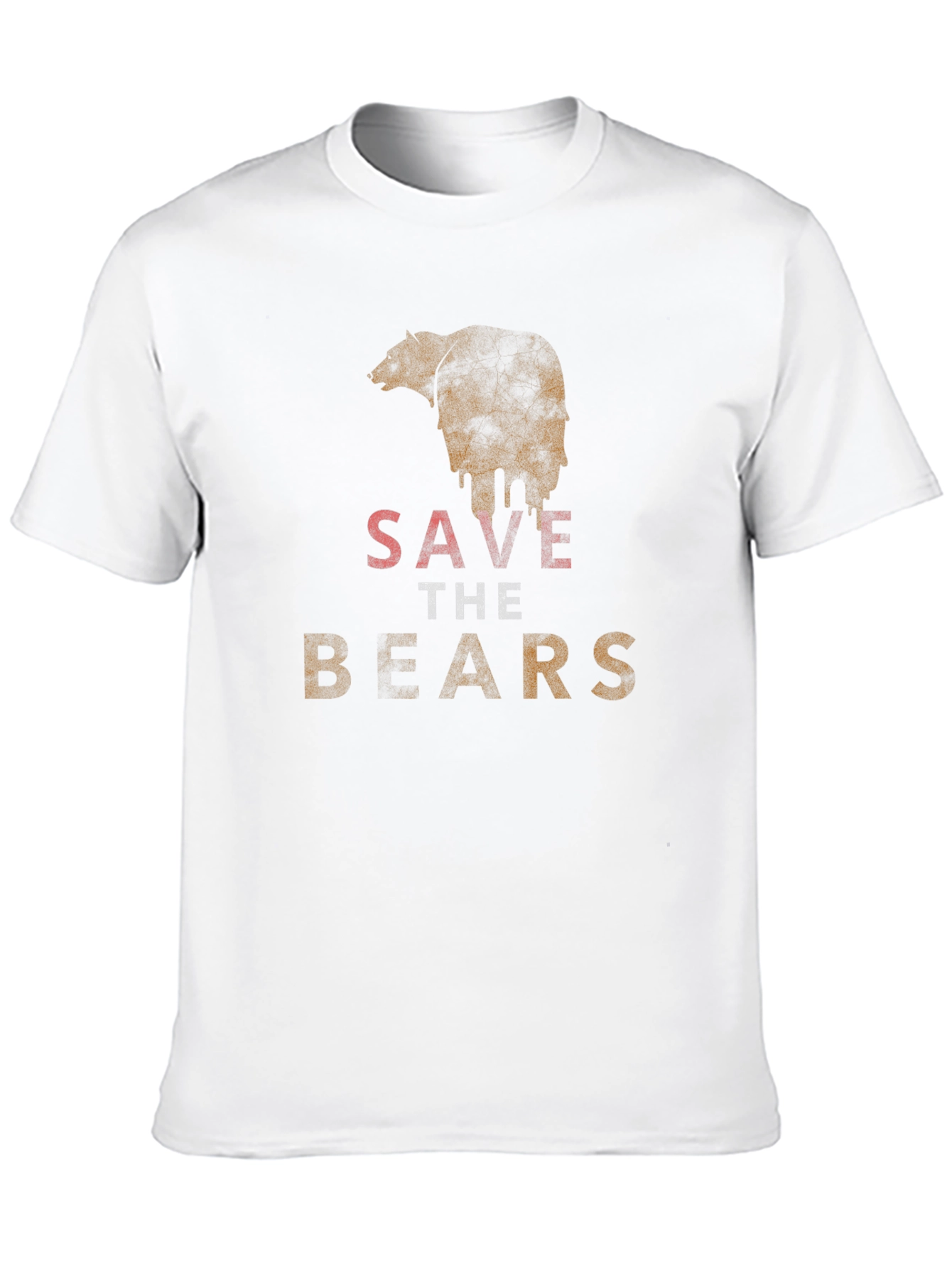 Save the Bears Graphic Tee - Eco-Friendly Design