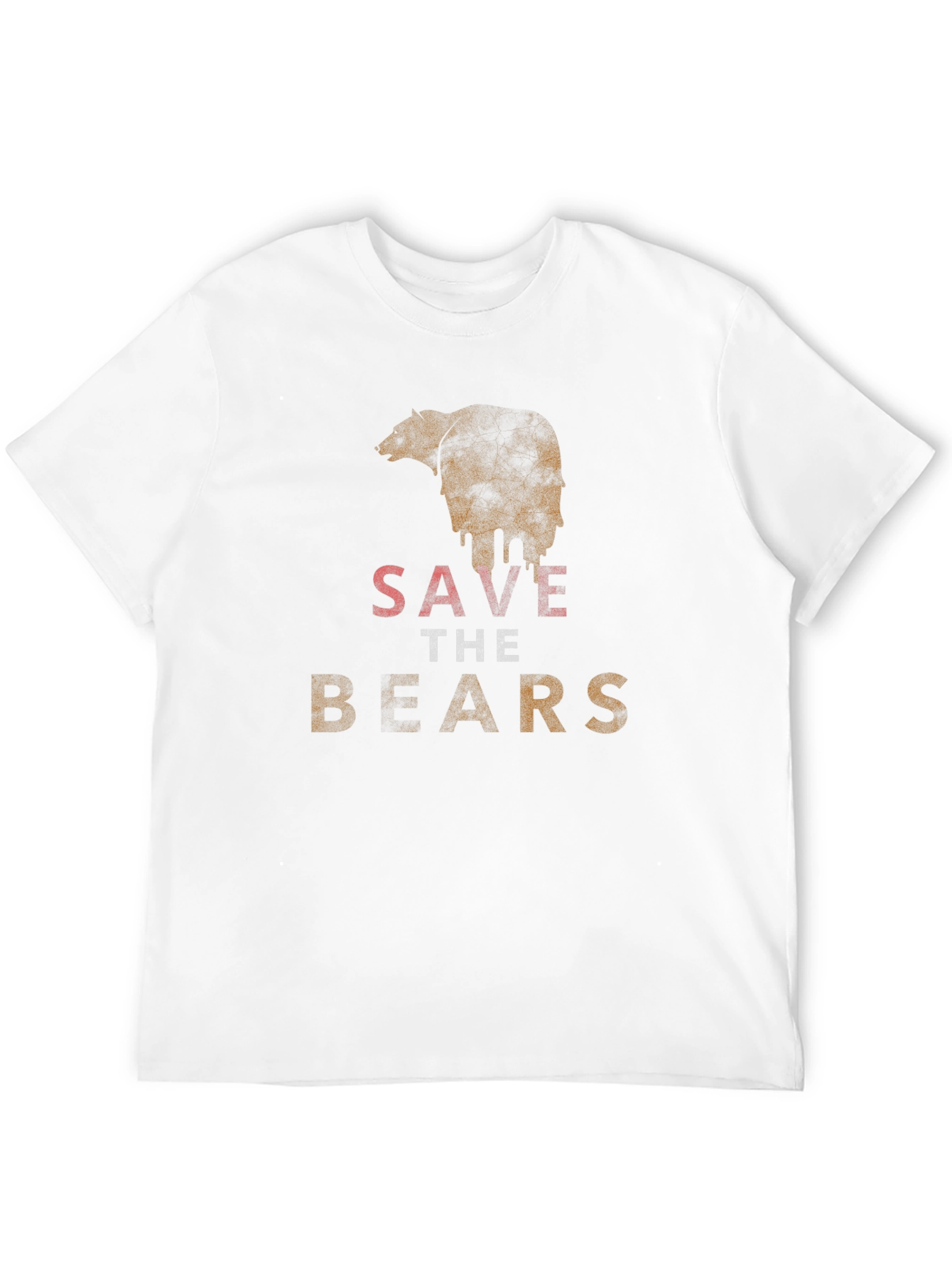 Save the Bears Graphic Tee - Eco-Friendly Design