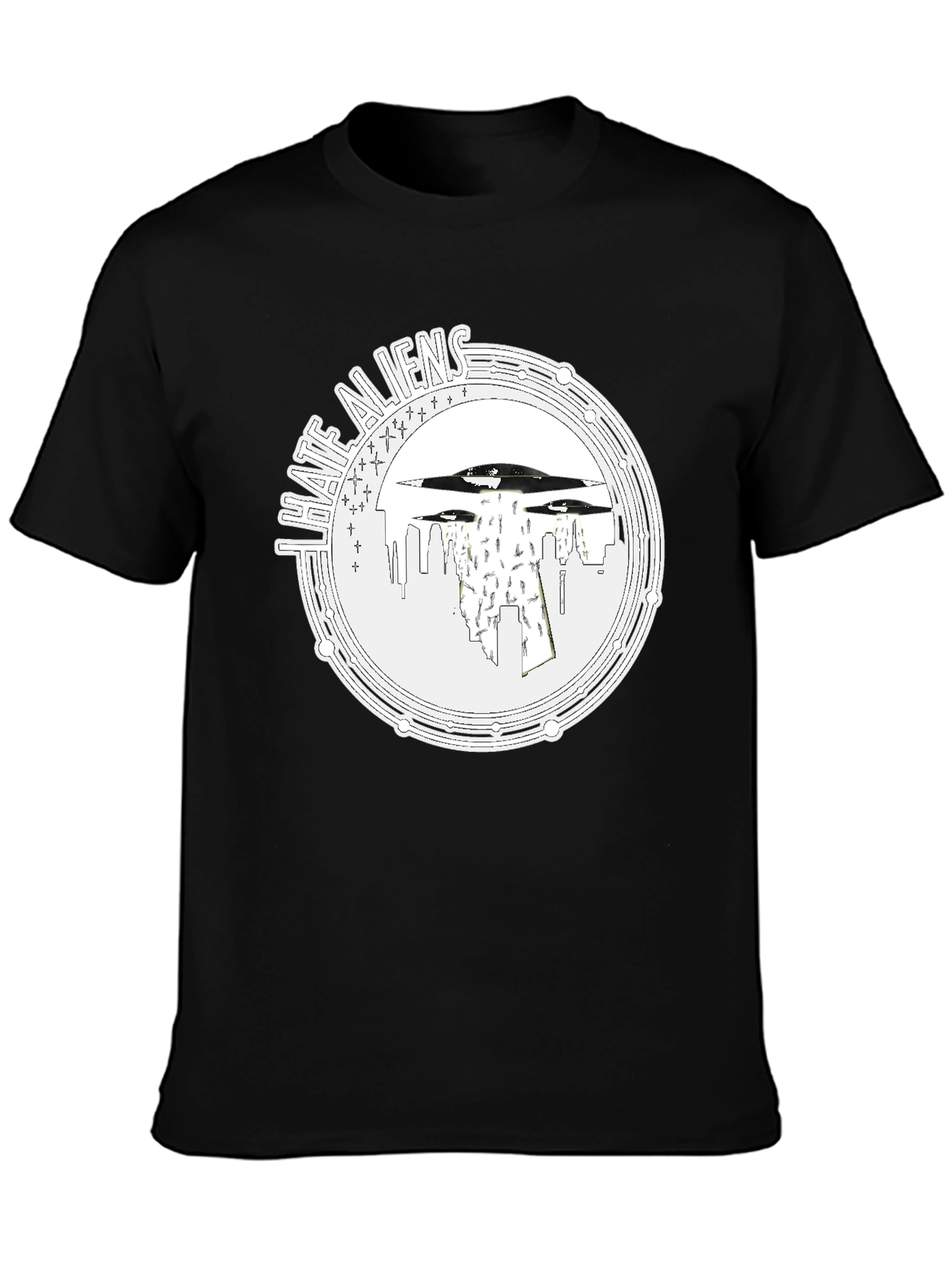 I Hate Aliens UFO T-Shirt