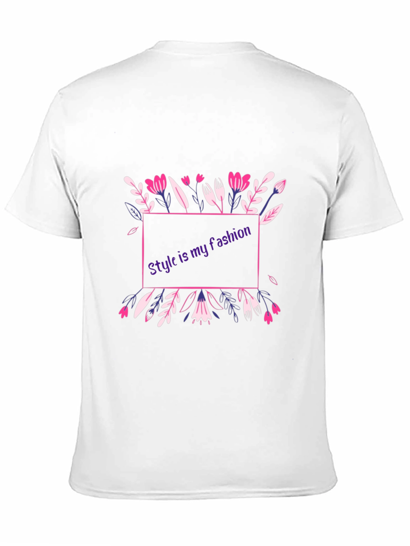 Stylish Floral Graphic Tee - Mens Fashion