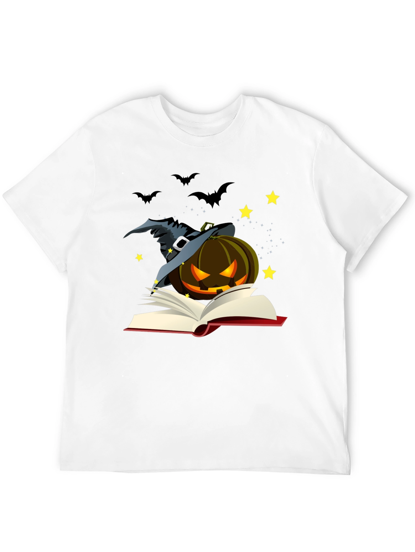 Halloween Pumpkin Witch Hat T-Shirt