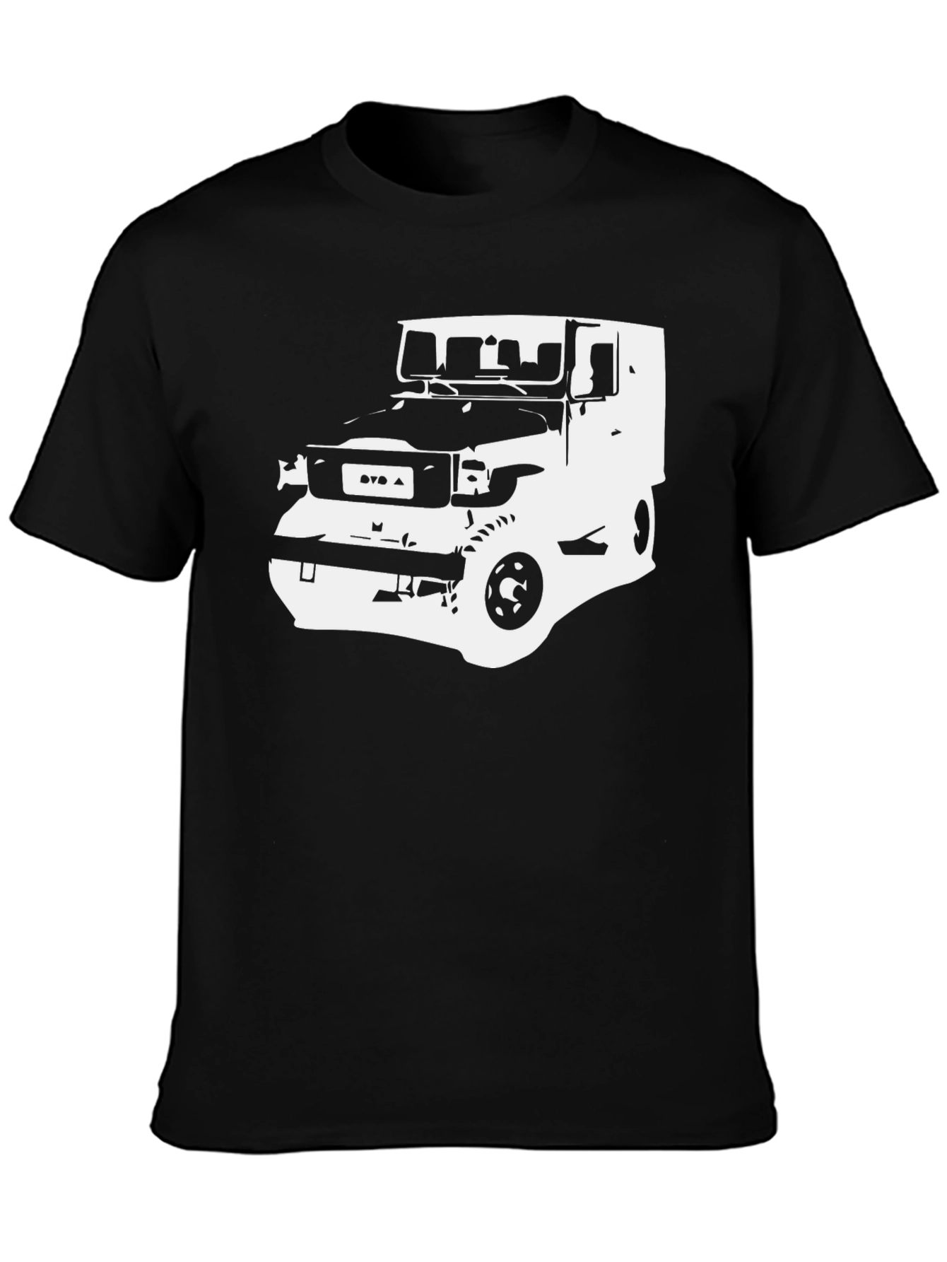 Black Truck Graphic Tee - Casual Style
