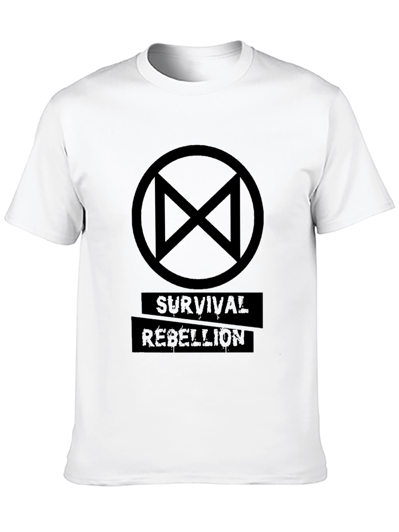 Survival Rebellion Graphic T-Shirt - Black