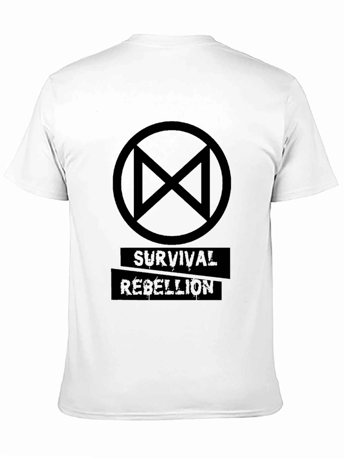 Survival Rebellion Graphic T-Shirt - Black
